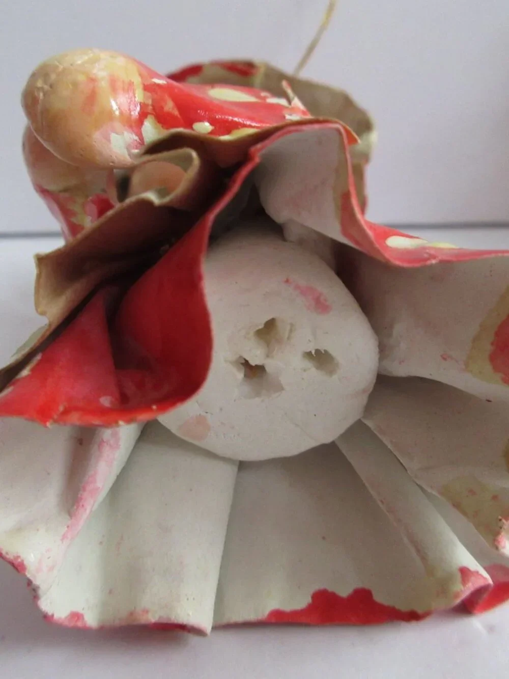 3 Paper Mache Girls 4.5